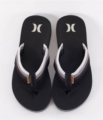 Hurley Sandale Flipflop Herren Shorebreak schwarz offene Zehenpartie