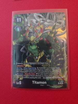 Digimon CCG Hacker s Slumber Promo Pack P-209 Titamon English NM