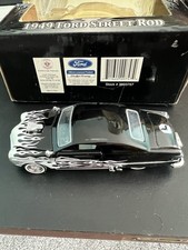 Crown Premiums 1949 Ford Street Rod Diecast Car Black/Silver 2003