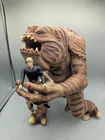 Vtg 1998 Kenner Star Wars POTF Rancor Figure With Luke Return of the Jedi