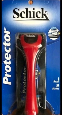 1999 ORIGINAL Vintage Schick Protector handle with TWO Cartridges