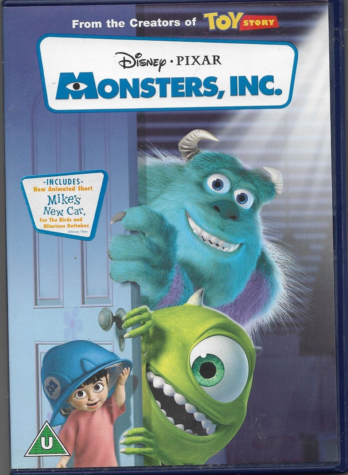 Monsters, Inc. DVD POSTED 48 HOURS TRACKED