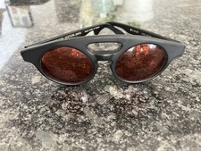 Claude Montana Vintage Sunglasses 1980s Black Handmade In France Luxury Designer