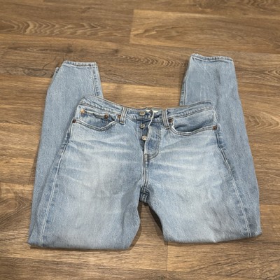 Levi s Big E Premium Wedgie Straight Jeans   Women s 27   High Rise Button Fly