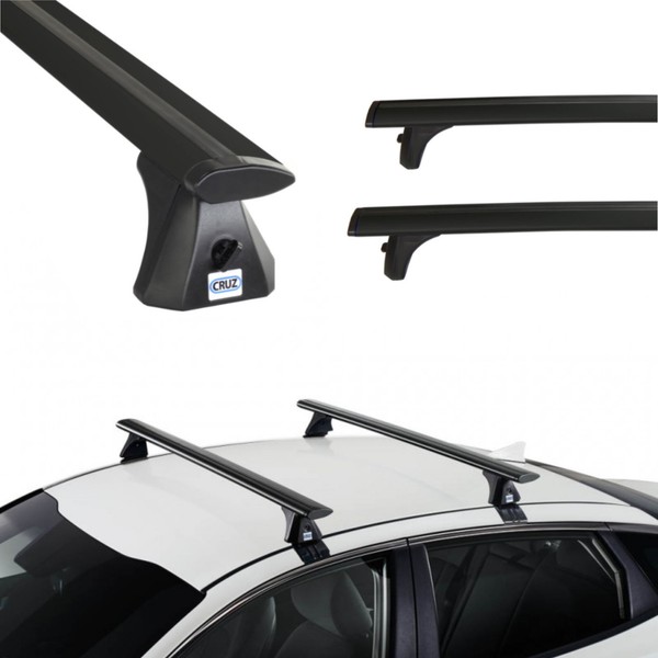 FüR Hyundai Kona 1 I 5-TüR Ab 17 Schwarz Alu DachträGer Spezifisch Normaldach-image