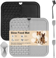 2 Stk Schleckmatte Katze, 20X20 Cm Leckmatte Hund Schleckmatte Hund Mit