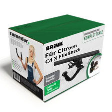 Brink Anhängerkupplung abnehmbar & 7poliger ECS E-Satz für Citroen C4 X 22- KIT