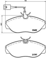 Brembo Bremsbelagsatz Scheibenbremse Prime P 23 083 FüR Fiat Peugeot 230 Ducato