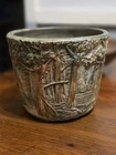 Weller Pottery  Woodland Forrest Planter Great Colors/Super Mold FACTORY MINT