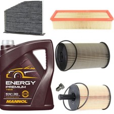 5L OIL & ALL FILTERS FULL SERVICE KIT FOR VW EOS 2.0 TDI 2006-15