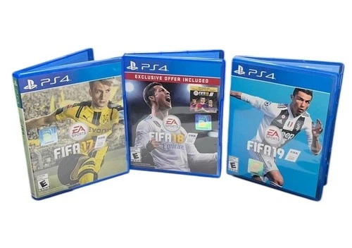 Lot of 3 Games Sony PlayStation 4 PS4 FIFA 17,18,19 | Tested