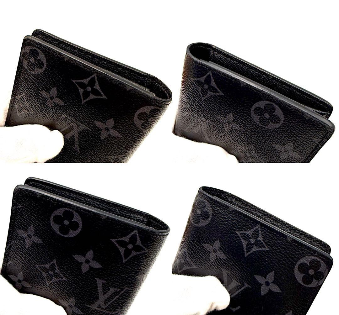 Vuitton Monogram Eclipse Portefeuille Brazza M616… - image 5
