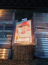 2018 Topps Gallery Heritage Mike Trout #H-35 Red 1/1