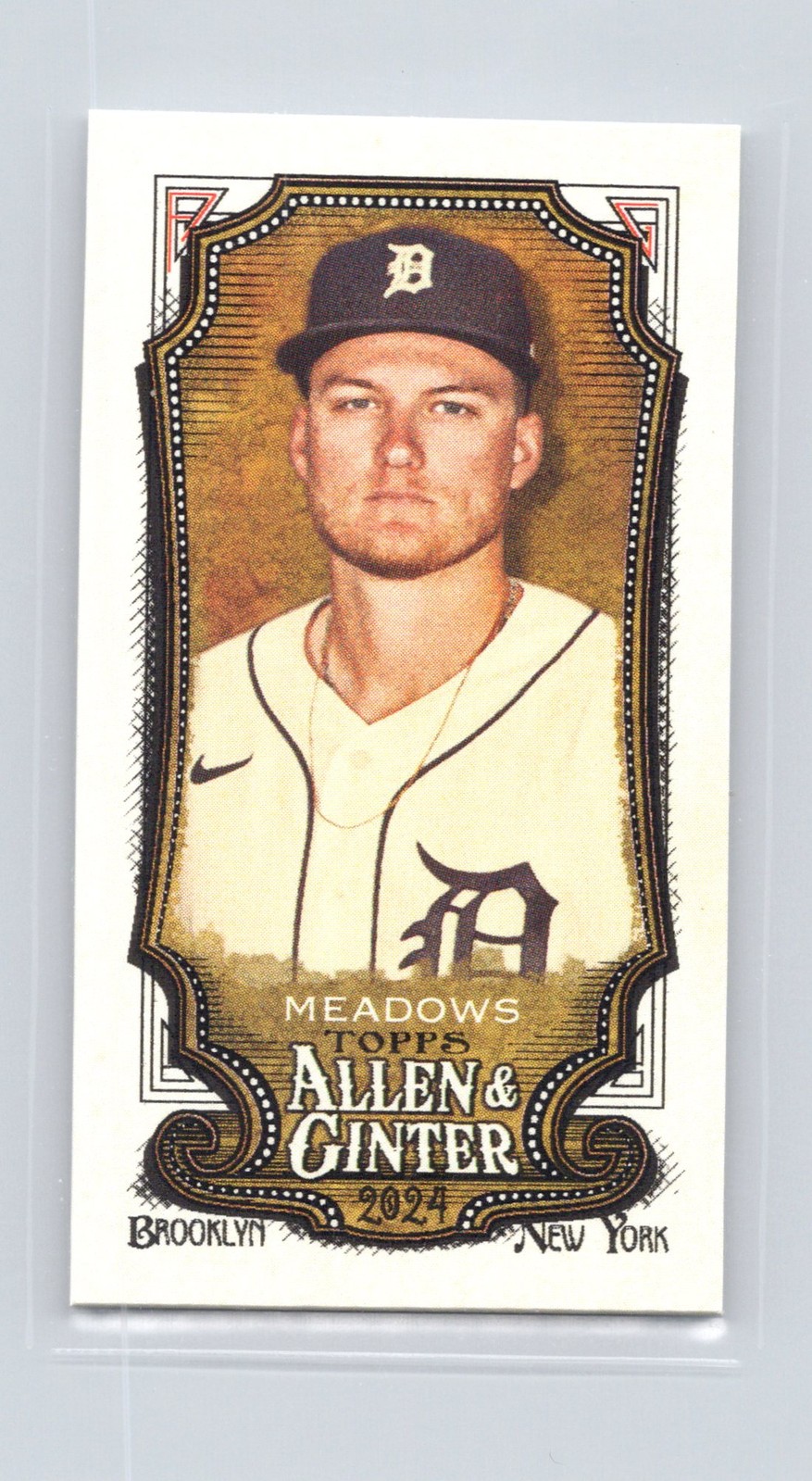 Parker Meadows Detroit Tigers 2024 Topps Allen & Ginter #146 Mini Rookie