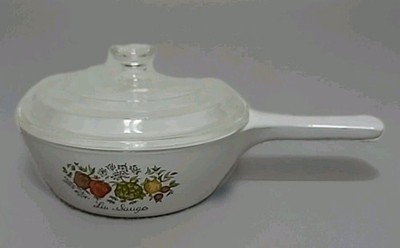 Corning Ware La Sauge (Spice of Life) 1 Pint Saucepan w Handle & Lid P-81-B