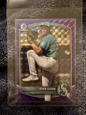 2025 Bowman Draft - Chrome Ryan Sloan #BDC-94 Purple Geo Refractor /250 (RC)