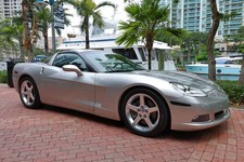 Fort Lauderdale Florida 2005 Silver Corvette