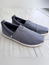 TOMS Slip-On Casual Women Sneakers in Dark Gray - Size 10