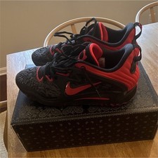 Nike KD Low Top Athletic Sneakers Lace-Up Bla...