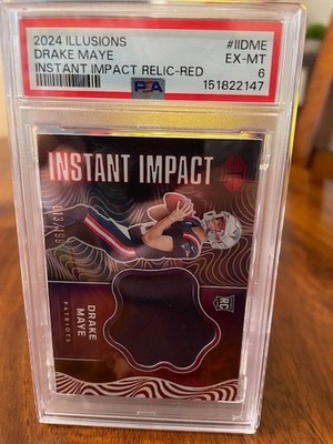 2024 Illusions DRAKE MAYE Instant Impact Relic 13/199 RC #ll-DME