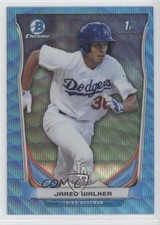 2014 Bowman Draft Chrome Blue Wave Refractor Jared Walker #CDP130 4k8