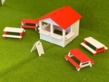O Scale - Ice Cream Stand Scene   Colorful St...
