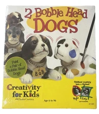 2 Bobble Head Dogs Paint Set Creativity For Kids New Faber-Castell