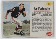 1962 Post Joe Fortunato #112 4g8