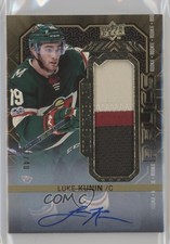 2017-18 SPx UD Black Rookie Trademarks 32/40 Luke Kunin #RT-LK Patch Auto 2nt