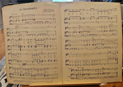 It's Wonderful 1968 Young Rascals Original sheet music - see Pics - Picture 2 of 3