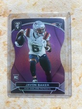 2024 Panini Totally Certified Javon Baker Rookie Die-Cut /75 New England Pats