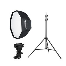 Godox Photo Studio 80cm 31.5in Portable Octagon Umbrella Softbox190cm LightStand