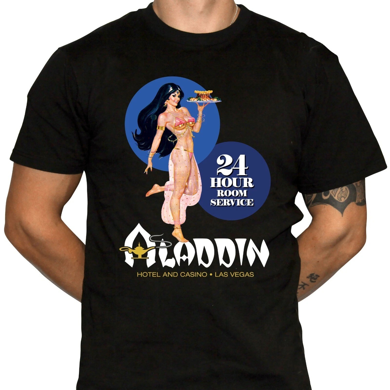Aladdin Hotel Harem Girl T-Shirt - Classic Las Vegas Casino and Hotel