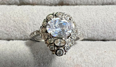 Ring Bomb Party Simulated Crystal Stones Size 6 Rings Pick Style
