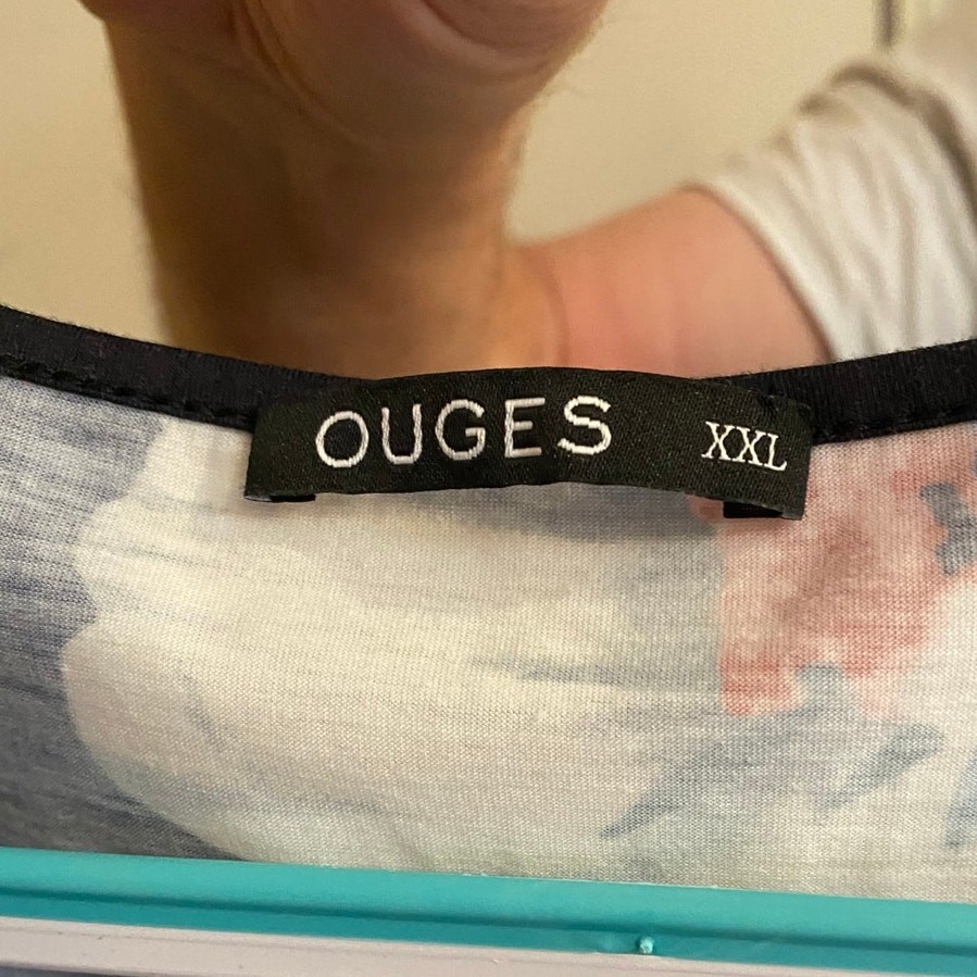 Ouges Church Work Casual Faux Wrap Dress Size 2XL… - image 4