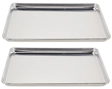 Vollrath (5303) Wear-Ever Half-Size Sheet Pans, Set of 2 (18-Inch x 13-Inch x...