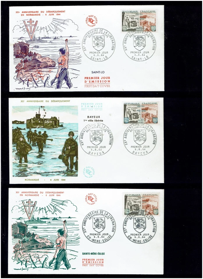 1964 - 43 Enveloppes 1er jour FDC - Année Complète (avec les A) et les blocs +++ - Photo 3/4