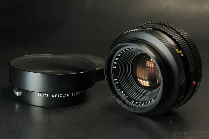 Leica Leitz 50mm f2 Summicron R Vintage Full Frame SLR Lens