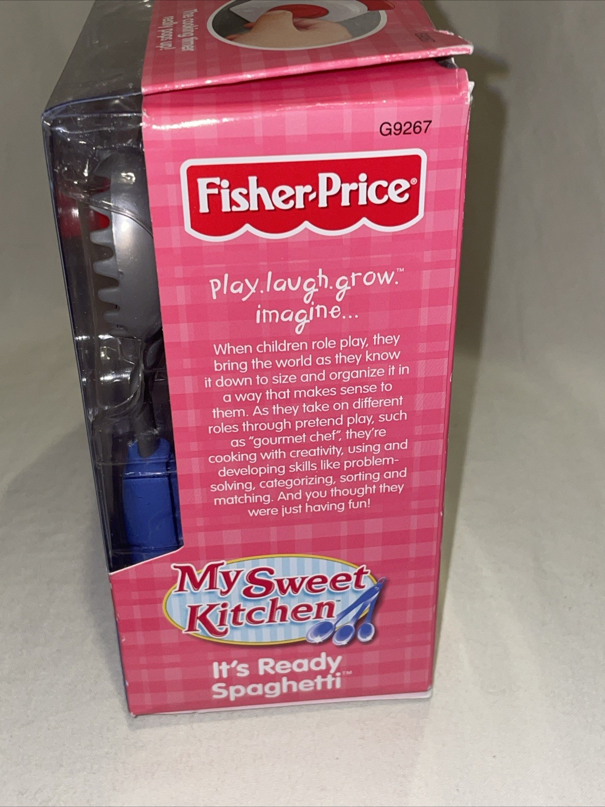 Fisher Price My Sweet Kitchen It’s Ready Spaghetti Play Food In Box 2004
