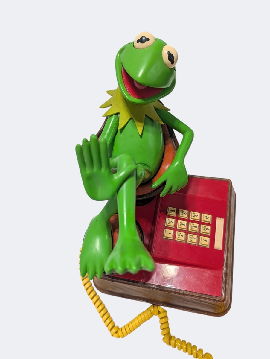 Vintage 1983 Kermit the Frog Phone ATC Jim Henson Muppets Tested