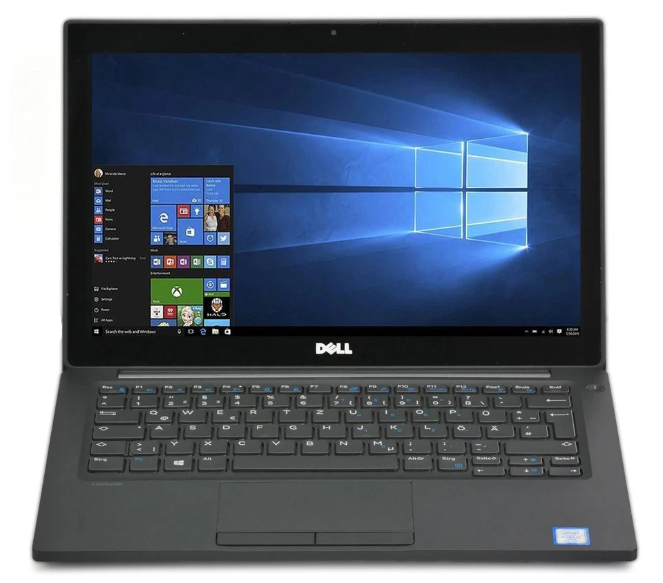 Dell Latitude 7280 12,5 Zoll Notebook i7 7600U 8GB 512GB Touch QWERTZ Sehr gut