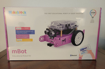Makeblock mBot Educational Robot Kit Bluetooth+Programable STEM Pink New Sealed