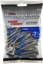 Pride Professional Tee System 3-1/4-Inch Titanium Strength Wood Golf Tees,... 