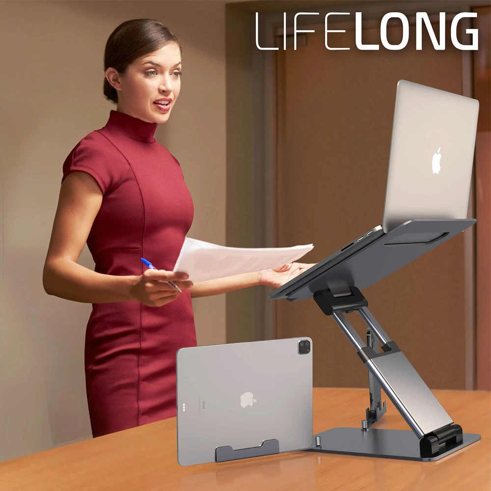 Laptop Stand Desk Adjustable Height up 20 Laptop Riser Computer Pulpit Stand