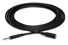 Hosa MHE-105 Headphone Extension Cable, 3.5 mm TRS to 5 feet, 5 Feet