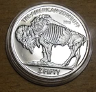 2018 Zombucks AMERICAN ZOM-BUFF 1 oz .999 Silver Round THE APOCALYPSE