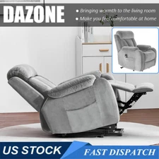 Electric Recliner Chair Power Lift Chair Single Sofa for Elderly +Remote Control