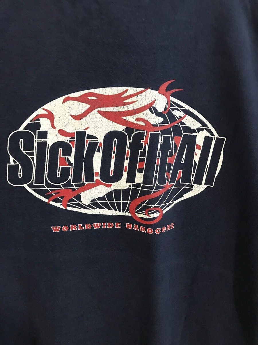 sick of it all NYHC Tシャツ　ビンテージ 90s Sick of It All NYHC Hardcore Punk Band Black All Size T