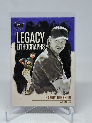 2021 Diamond Kings Randy Johnson Legacy Lithographs #LL-5 E7C | eBay