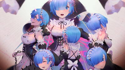 Anime rezero kara hajimeru isekai seikatsu rem maid Playmat Gaming Mat Desk